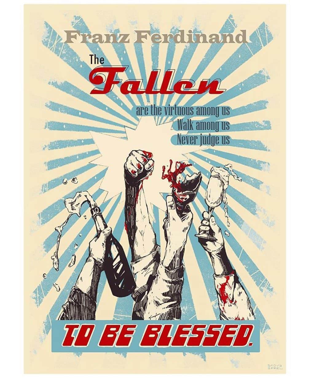 フランツ・フェルディナンドさんのインスタグラム写真 - (フランツ・フェルディナンドInstagram)「Bring on the #FranzArtFridays for 'Dream Again' ✏️ - The Fallen by @snovaaprelart」9月12日 1時01分 - franz_ferdinand