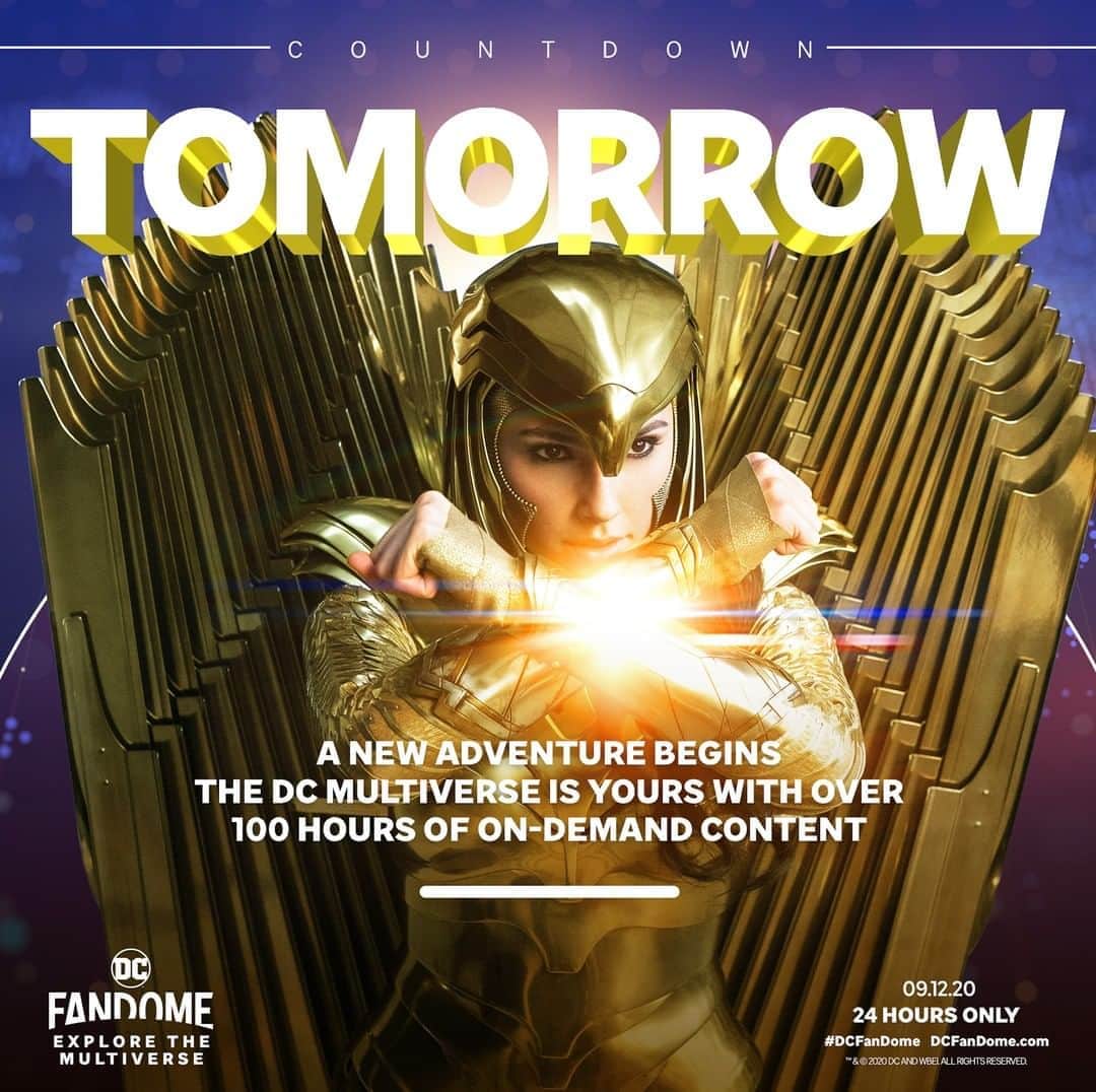 Warner Bros. Picturesさんのインスタグラム写真 - (Warner Bros. PicturesInstagram)「Calling all champions 💪 #DCFanDome is TOMORROW ⭐️ Schedule.DCFanDome.com」9月12日 3時09分 - wbpictures