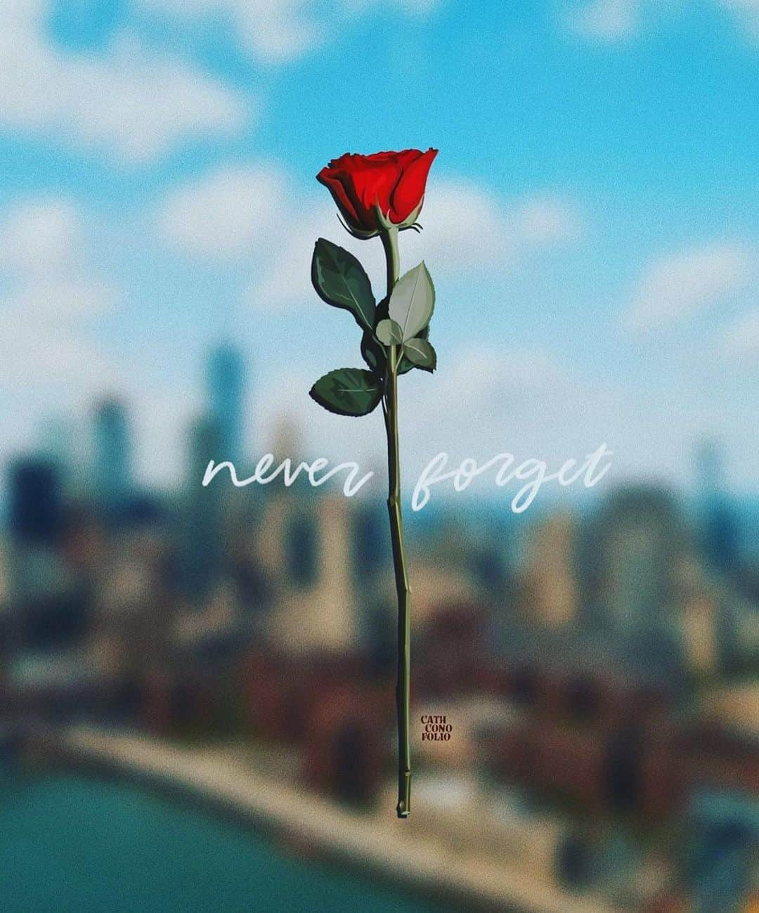 Carolina Gonzalezさんのインスタグラム写真 - (Carolina GonzalezInstagram)「... 🌹 remembering all those who lost their lives and the families mourning them today.... I ♥️U NYC      #neverforget #911       Repost photo: @cathconofolio」9月12日 4時40分 - cgonzalezbeauty