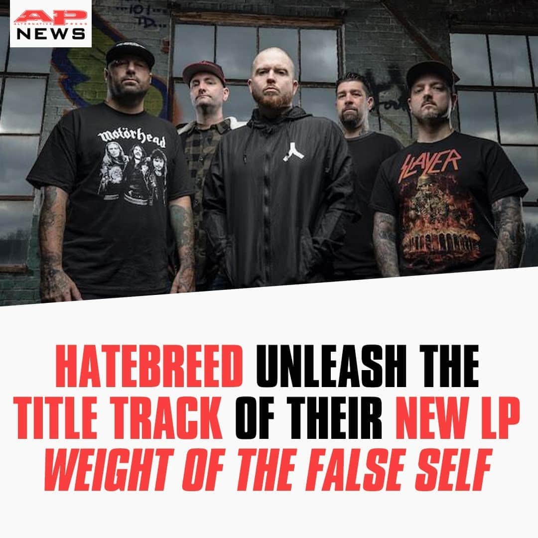 Alternative Pressさんのインスタグラム写真 - (Alternative PressInstagram)「LISTEN: @hatebreedofficial have unleashed the explosive first single from their highly-anticipated forthcoming album ‘Weight Of The False Self’ ⁠ LINK IN BIO⁠ .⁠ .⁠ .⁠ #hatebreed #hatebreedofficial #weightofthefalseself #hatebreedweightofthefalseself #altpress #alternativepress」9月12日 5時05分 - altpress
