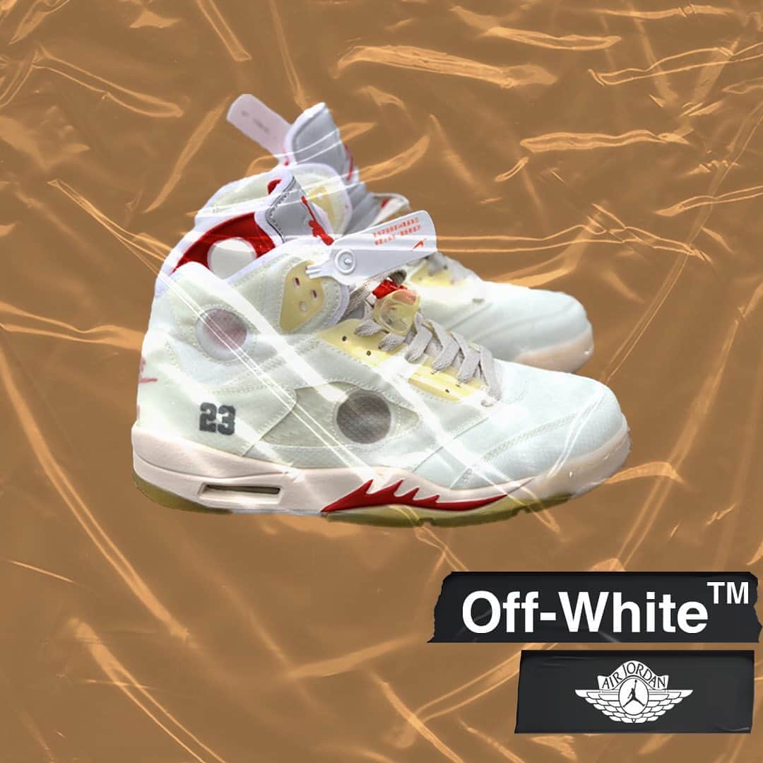 shoes ????さんのインスタグラム写真 - (shoes ????Instagram)「The highly anticipated Off-White™ x Air Jordan 5 🚨   Virgil Abloh reimagines a stripped-back version of the OG Air Jordan 5 “Fire Red”.   Drop🔌 : Late 2020 Retail 💰: $225 USD  Who’s trying to land a pair of these? 👀」9月12日 5時10分 - shoes