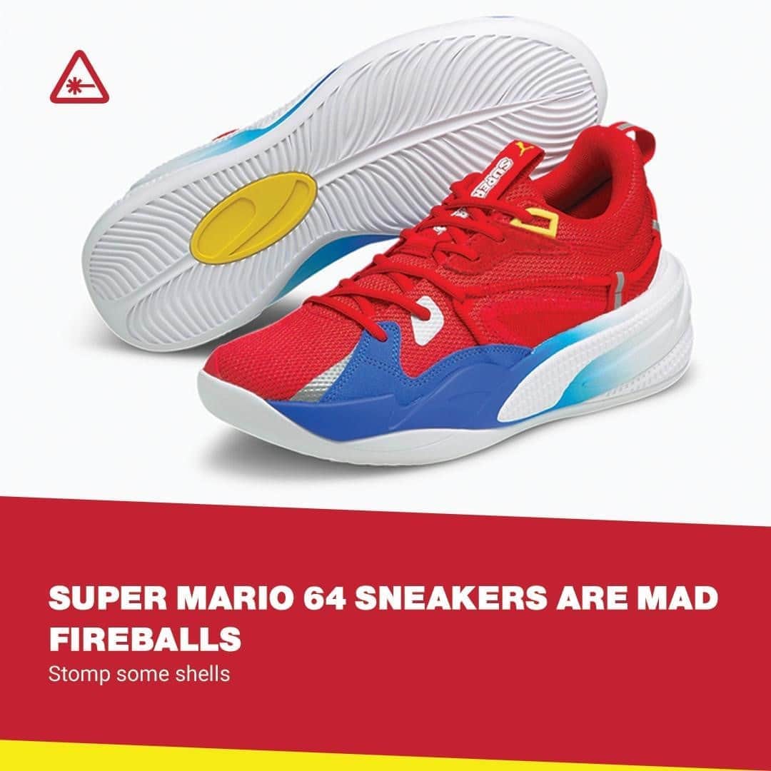 クリス・ハードウィックさんのインスタグラム写真 - (クリス・ハードウィックInstagram)「Puma and Nintendo have teamed up for a pair of Super Mario 64 themed shoes and they are off the Chain Chomp. ⁠ link in bio」9月12日 7時15分 - nerdist
