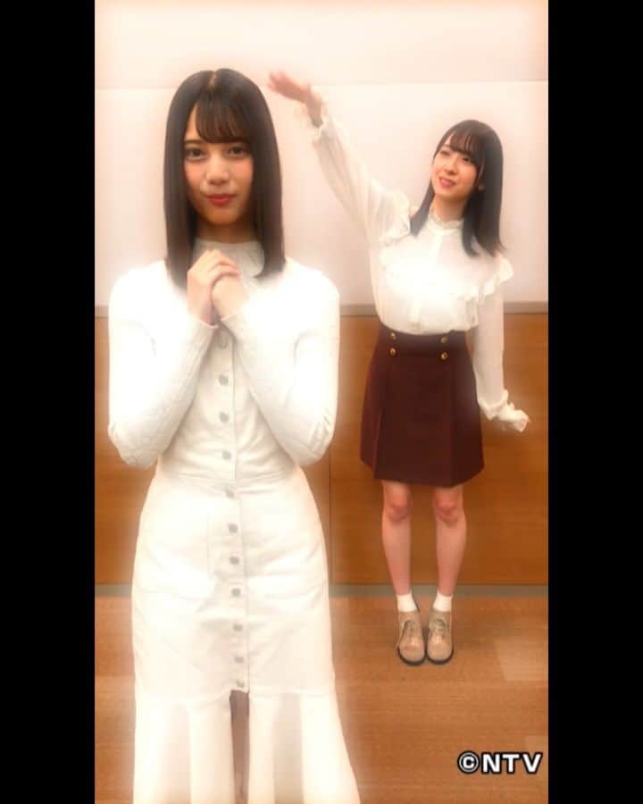 日本テレビ「The Music Day」のインスタグラム：「日向坂46アザトカワイイ動画😆💕 #小坂菜緒 #金村美玖」