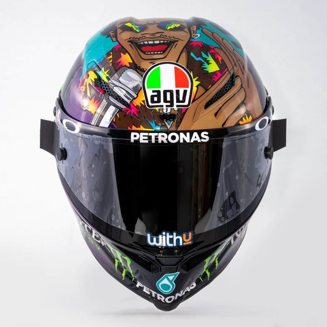 MotoGPさんのインスタグラム写真 - (MotoGPInstagram)「A clear call for equality from @frankymorbido 👏 Not just an epic looking design but a strong and powerful message to go with it! 🙌 #SanMarinoGP 🇸🇲 #SwipeLeft ⬅️ #MotoGP #FM21 #Helmet」9月12日 17時32分 - motogp