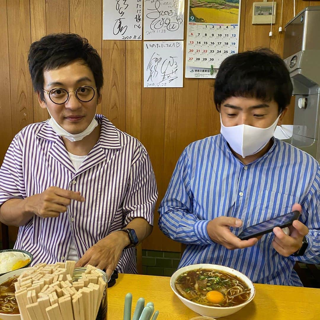 ノブ さんのインスタグラム写真 - (ノブ Instagram)「大喜利ライブ徳島！！ いい街！！！ #いのたに #徳島ラーメン #とろサーモン村田 #梶剛」9月12日 18時03分 - noboomanzaishi