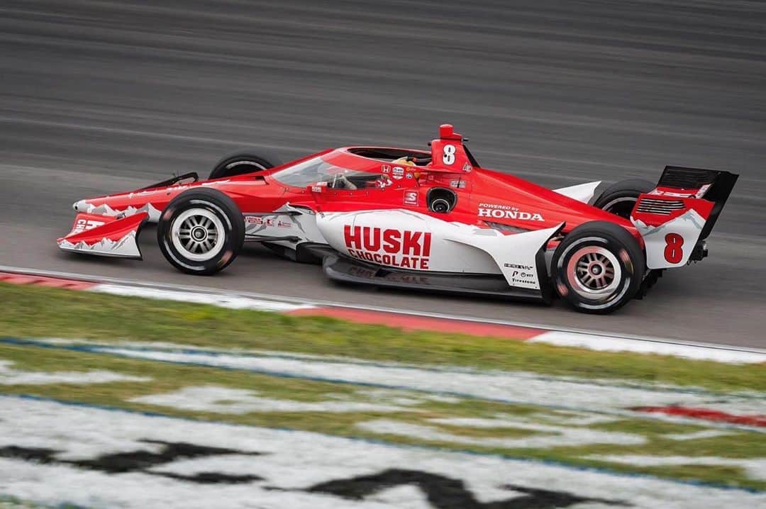 マーカス・エリクソンのインスタグラム：「Big weekend of racing at @officialmidohio up next!! We’re back turning both left and right 😜 + it’s a double header 💯. I’m prepared, focused and ready to go! Push push @huskichocolate @chipganassiracing @hondaracing_hpd 💪🏻 catch all the action live on @indycaronnbc and @viaplaymotor #ME8 #INDYCAR」