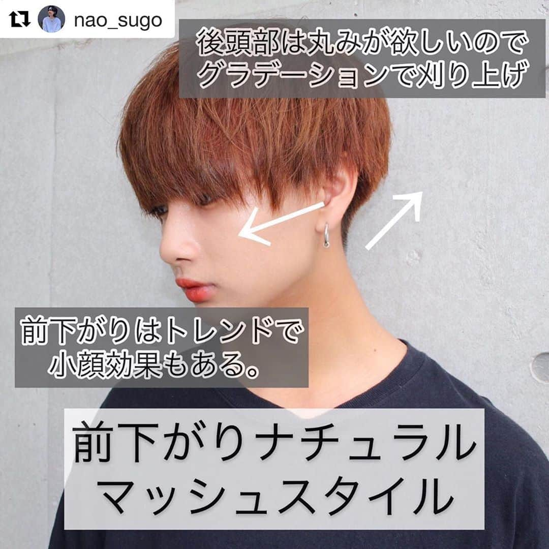 Hairsalon BREEN Tokyoのインスタグラム：「#Repost @nao_sugo with @get_repost ・・・ オーダー数No.1🏆 今年のトレンドヘアー🙆‍♂️」