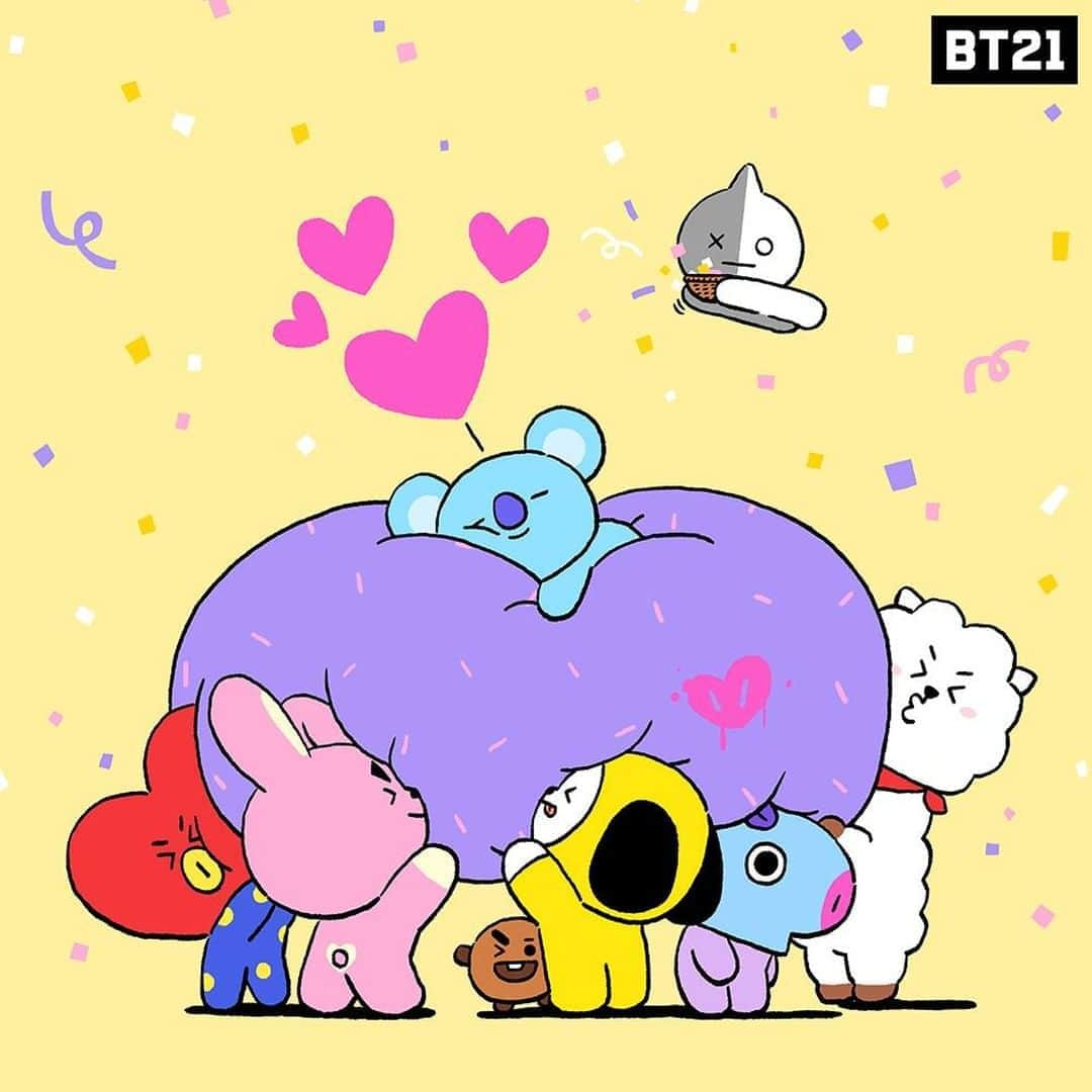 BT21 Stars of tomorrow, UNIVERSTAR!のインスタグラム