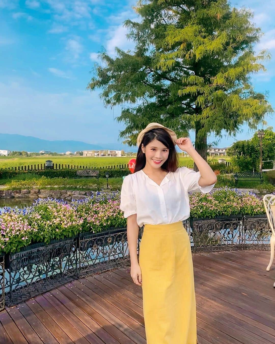 琳妲さんのインスタグラム写真 - (琳妲Instagram)「👒💐 蛋爸的視角  給過嗎🥰 - 衣+裙  @lemon__park  - #宜蘭景點 #宜蘭美食 #宜蘭景點  #盛和號莊園炭烤牛排屋  #倆仙沐田莊園民宿」9月12日 12時43分 - linda831212