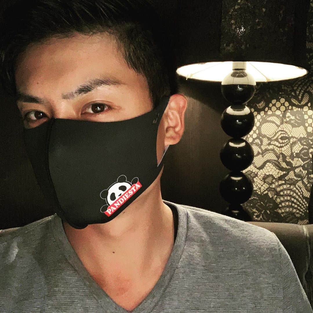 伊阪達也さんのインスタグラム写真 - (伊阪達也Instagram)「#pandiesta  のマスクもらった♪ かわいい」9月12日 14時01分 - tatsuyawr250x