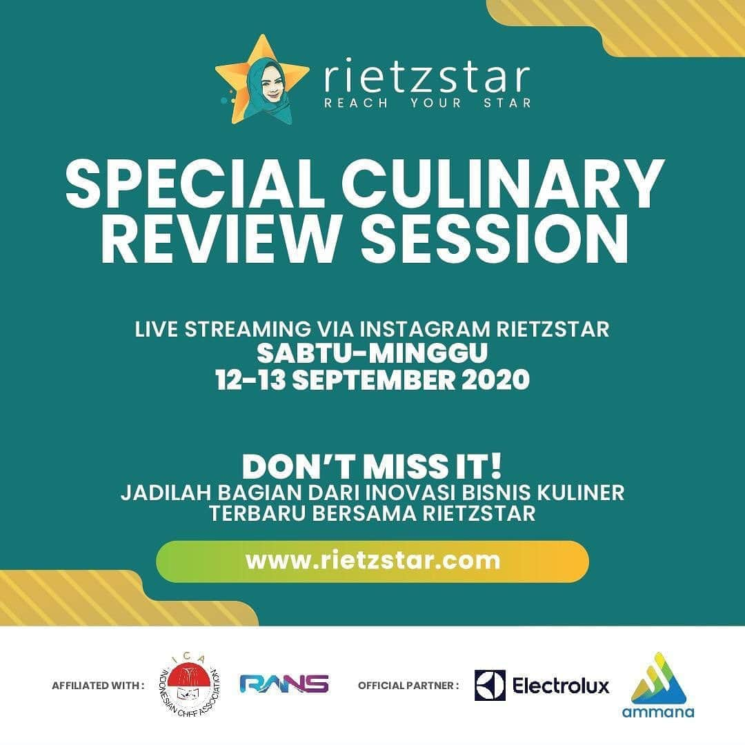 Raffi Ahmadさんのインスタグラム写真 - (Raffi AhmadInstagram)「LIVE NOW di @rietzstar  Waktu yang ditunggu akhirnya datang juga: Special Culinary Review Session! 😍 Buat rietzfriend yang pengen tau soal proses penilaian, proses mentoring dengan chef dan suasana rating, yuk nonton live streaming hari Sabtu dan Minggu ini mulai jam 11 siang. Jangan sampe kelewatan acara seru ini ya!  #rietzstar #reachyourstar #reachtothenextlevel」9月12日 15時03分 - raffinagita1717