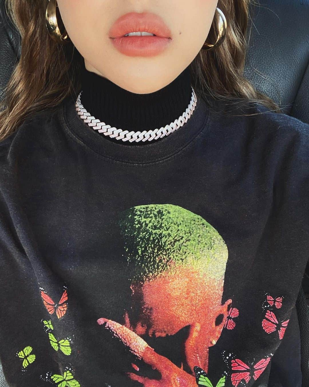 リリーマイマックさんのインスタグラム写真 - (リリーマイマックInstagram)「Thinkin bout you 🦋 what’s your fave frank ocean song?  Fit from @culturekingswomens  Anklet & necklace now available #CKForher」9月12日 16時07分 - lilymaymac