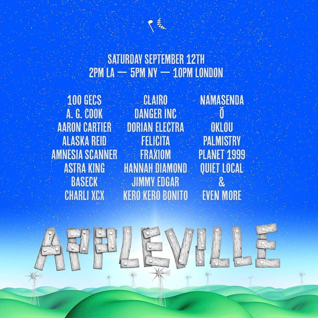 チャーリー・エックス・シー・エックスさんのインスタグラム写真 - (チャーリー・エックス・シー・エックスInstagram)「very excited to be performing at @agcook404’s Appleville today 2PM LA / 5PM NY / 10PM UK. Full info and stream at appleville.live 🍏 see you there angels 🌪」9月13日 2時00分 - charli_xcx