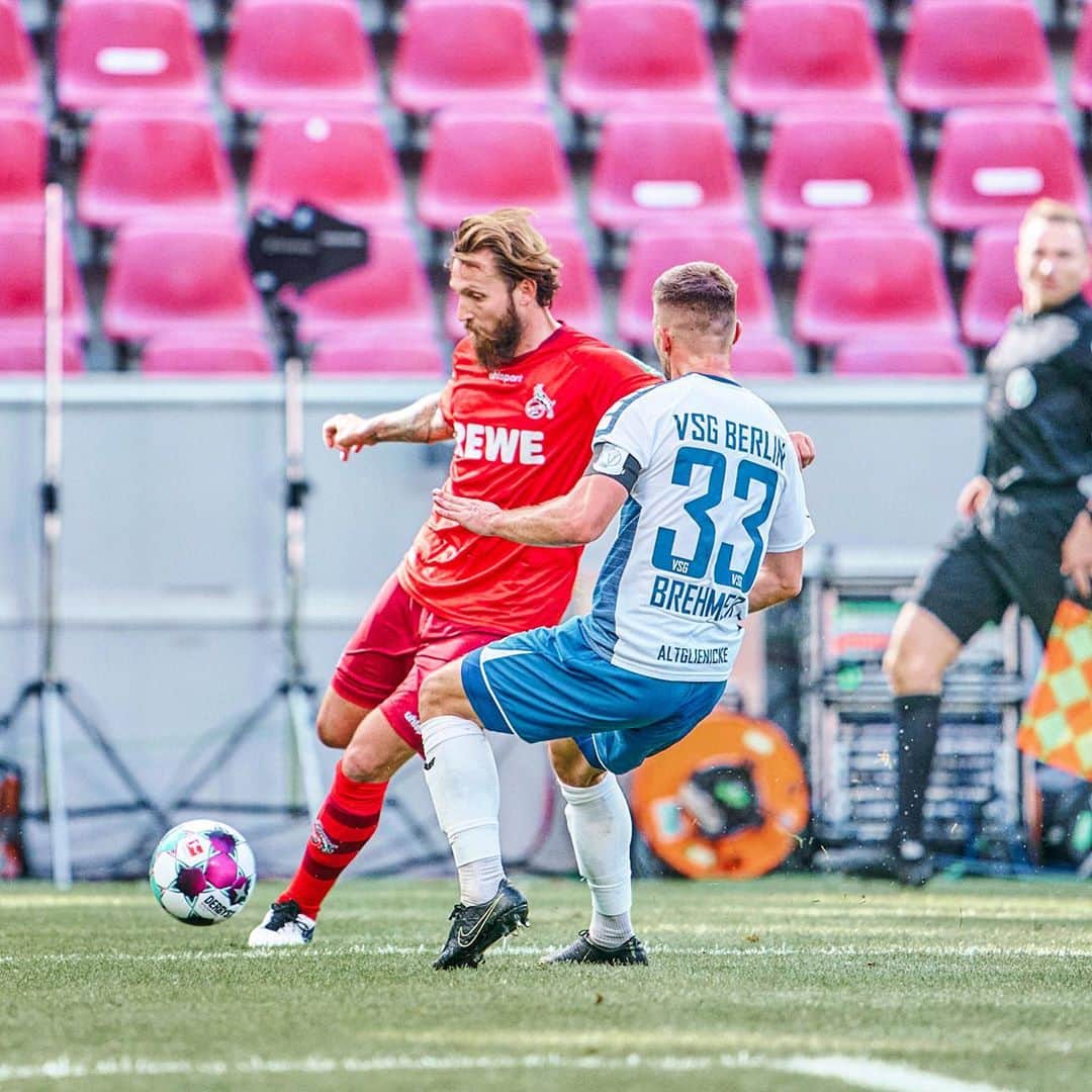 のインスタグラム：「Good start 🔴⚪️ @fckoeln  #start #dfbpokal #cup #win #blessed #positivevibes #team #together #new #season #proud #effzeh #köln #mh6 #liebedeinestadt」