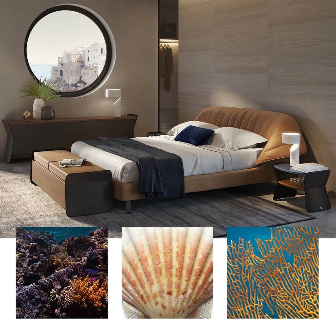 Natuzzi Officialさんのインスタグラム写真 - (Natuzzi OfficialInstagram)「Let the colors fill your vision. The reference to the nuances of our seascape makes the Cala bed by Claudio Bellini a pure invitation to pamper yourself in the world of dreams.  #natuzzi #NatuzziItalia #MediterraneanSummer #Italy #Puglia #design #lifestyle #style #furniture #homefurniture  #madeinitaly #living #interiordesign #decor #furnituredesign #homedesign #inspiration #interior」9月12日 19時00分 - natuzzi