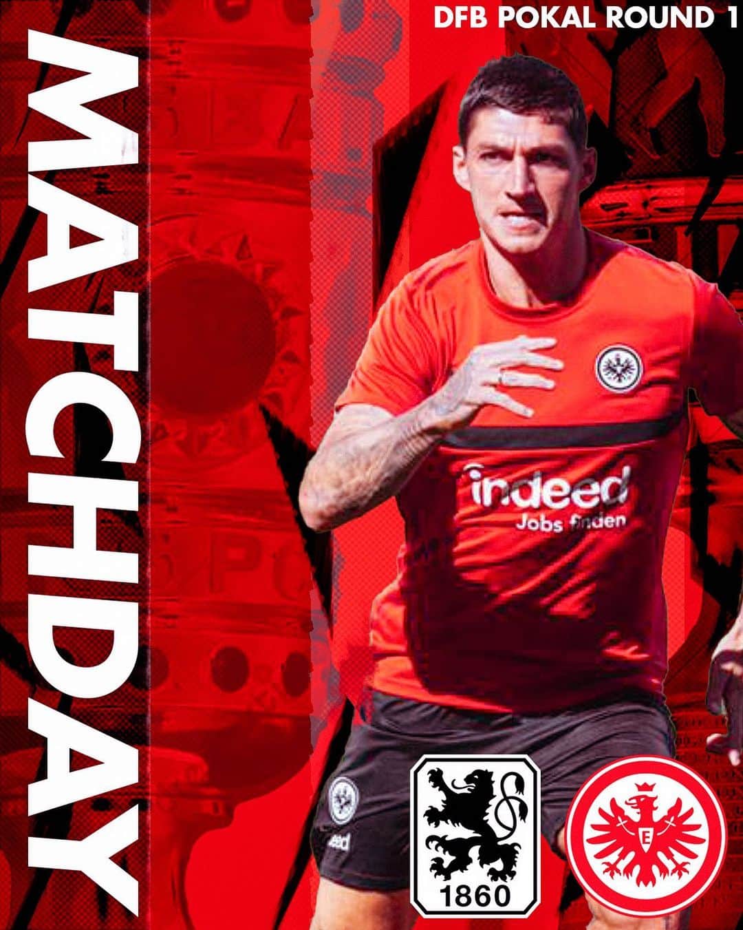 シュテフェン・ツバーのインスタグラム：「Finally MATCHDAY🦅  #SZ11 #DFBpokal」