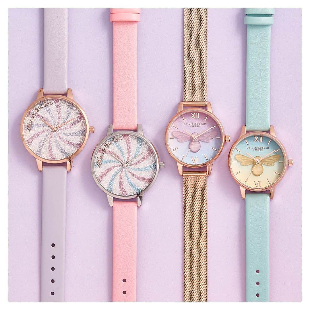 Olivia Burtonさんのインスタグラム写真 - (Olivia BurtonInstagram)「Sugar, spice and all things nice! ✨ How sweet are our limited edition Candy Shop styles? Sparkling, bright and sure to make you smile! 🍭🐝💗 #OliviaBurtonCandyShop #CandyCrush #NewCollection」9月12日 20時41分 - oliviaburtonlondon