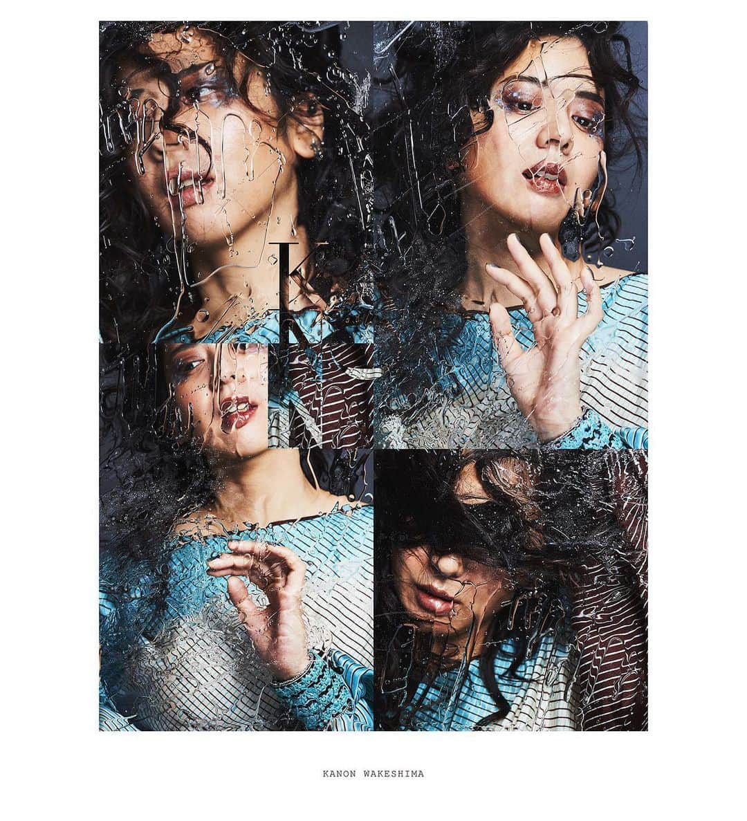 分島花音のインスタグラム：「Model: Kanon Wakeshima Art Director: Q-TA @qta3  Camera: Masatoshi Yamashiro @masatoshiyamashiro  Hair&Make: Asami Horie @asamihorie_mua  Styling: Yuki Fuchigami @balenciako」