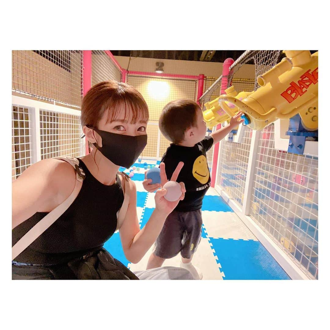 辻希美さんのインスタグラム写真 - (辻希美Instagram)「今日は家族でROUND1のスポッチャへ😊💕 詳しくはブログ#のんピース　へ  #休日 #round1  #スポッチャ #家族day #楽しかった #😊💕」9月12日 21時32分 - tsujinozomi_official