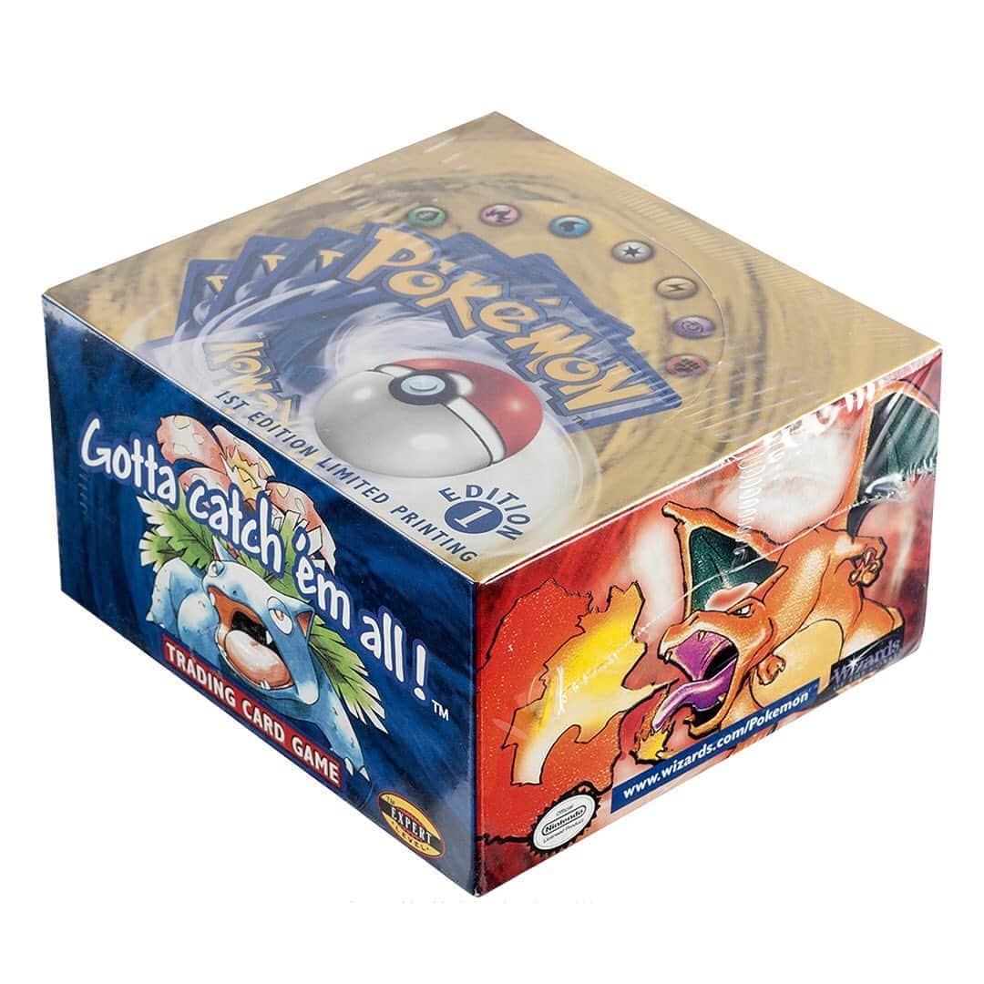 HYPEBEASTさんのインスタグラム写真 - (HYPEBEASTInstagram)「#hypeAF: A sealed @pokemon First-Edition Box Set from 1999 just sold for $198,000 USD. The set included 36 pristine boxed booster packs (396 cards) in unopened, shrinkwrap-sealed condition. The previous record was set last year in February with an auction price of $78,000 USD, but this new sale more than doubles that. In fact, the pre-auction estimate of $80,000 USD was surpassed in the first few hours of advance bidding. Click the link in bio for the full story. Who's your favorite Pokémon?⁠⠀ Photo: @heritageauctions」9月13日 3時31分 - hypebeast