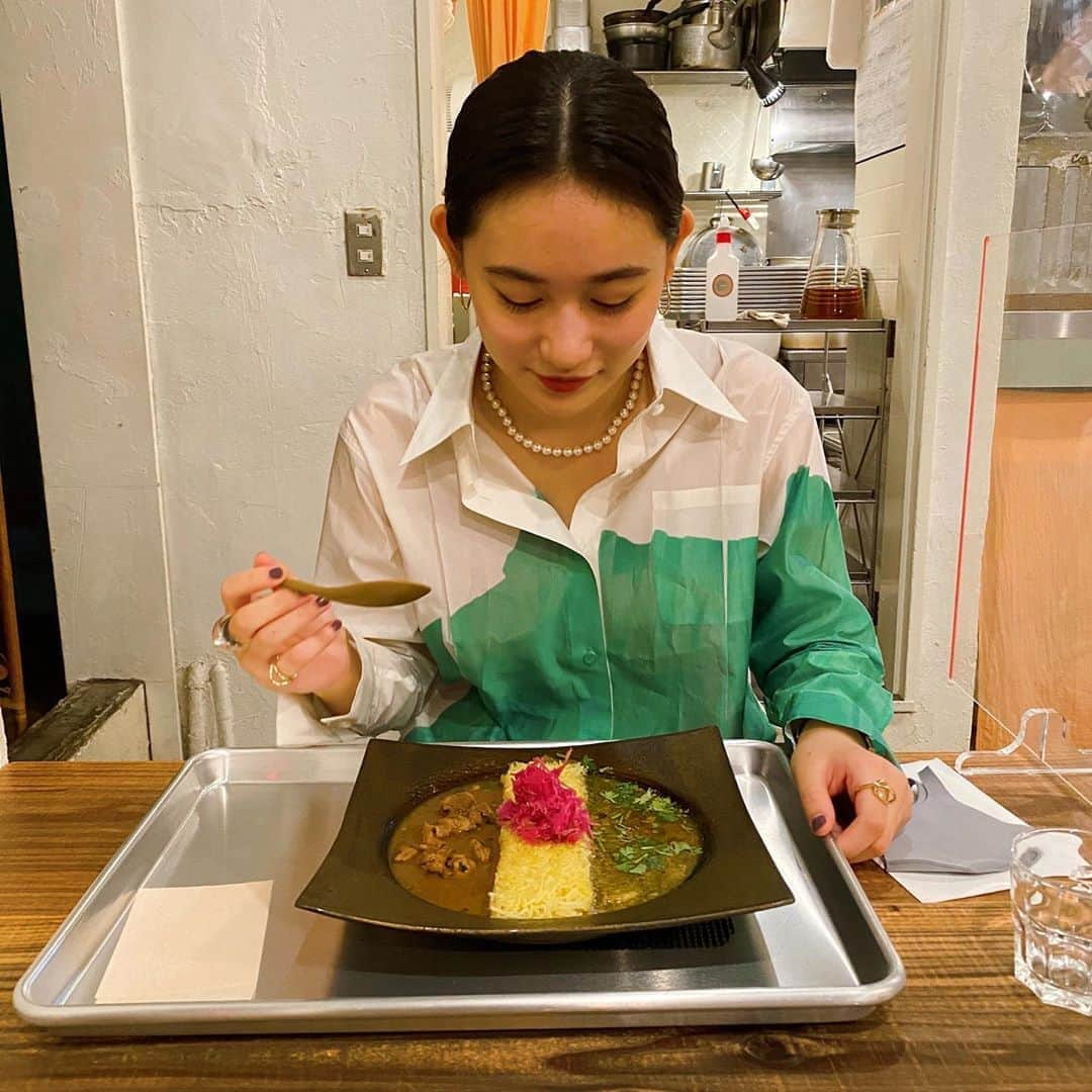 佐々木莉佳子さんのインスタグラム写真 - (佐々木莉佳子Instagram)「﻿ 今日はまおぴんとカレーしてきました🥄🟧﻿ いや美味しすぎましたよ🤤👍🏼﻿ ﻿ #helloproject#アンジュルム#佐々木莉佳子﻿ #まおりか#まおぴんだいすき#ピワン#curry﻿#美味しかった #🍛」9月12日 22時33分 - rikako_sasaki.official