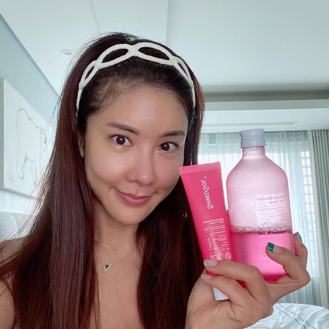 キム・ジュニさんのインスタグラム写真 - (キム・ジュニInstagram)「정답은! “시코솔” 블래미쉬 캄 토너&크림! 시코솔 ...