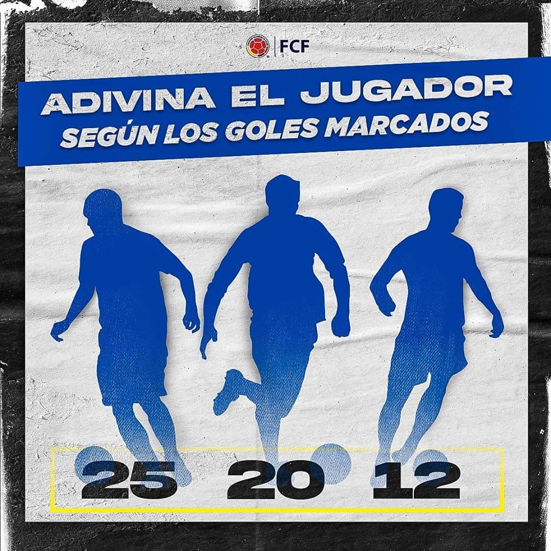 サッカー コロンビア代表チームのインスタグラム：「¿Puedes adivinar el jugador según los goles marcados con nuestra selección? ⚽🔥  Comenta tus respuestas y demuestra tu fanatismo por la tricolor 🤓」