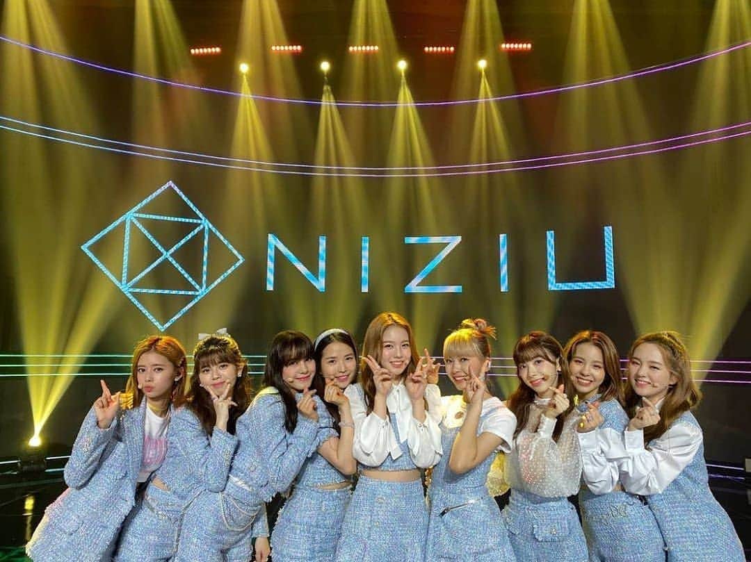 マヤ（勝村摩耶）のインスタグラム：「みなさん‼️﻿ 「THE MUSIC DAY」にて披露した﻿ 🌈NiziUのテレビ初﻿ 「Make you happy」のパフォーマンスはいかがでしたか⁉️✨﻿ ﻿ これからもたくさんの方々に﻿ 笑顔や幸せを届けられるように頑張りますので、NiziUの応援を、宜しくお願い致します💓﻿ ﻿ #MUSICDAY﻿ #NiziU #Makeyouhappy #WithU」