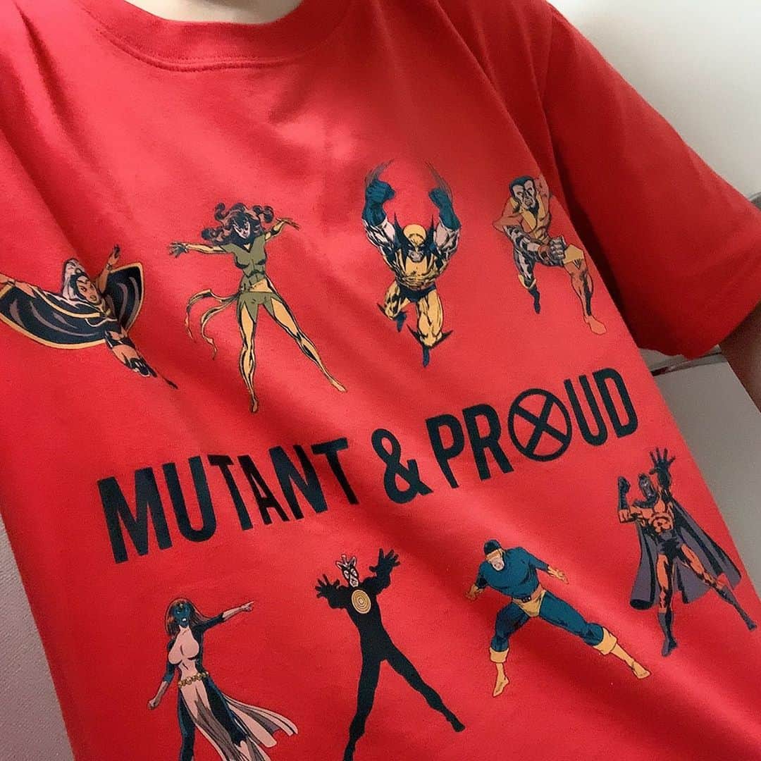  才原茉莉乃さんのインスタグラム写真 - ( 才原茉莉乃Instagram)「#アメコミコーデ #MARVEL #xmen #Tシャツ #mutant . . . . #gu #xメン#marvelhero #marvelcomics  #blondehair #ツーブロ #ツーブロック #金髪 #派手髪 #instahair #instalike #instafasion#マーベル#marvelcomics  #shirtstyle #summercode#summerfashion  #summerhair #genderless #ジェンダーレス#20thcenturyfox #アメコミ」9月12日 23時33分 - saihara_0120