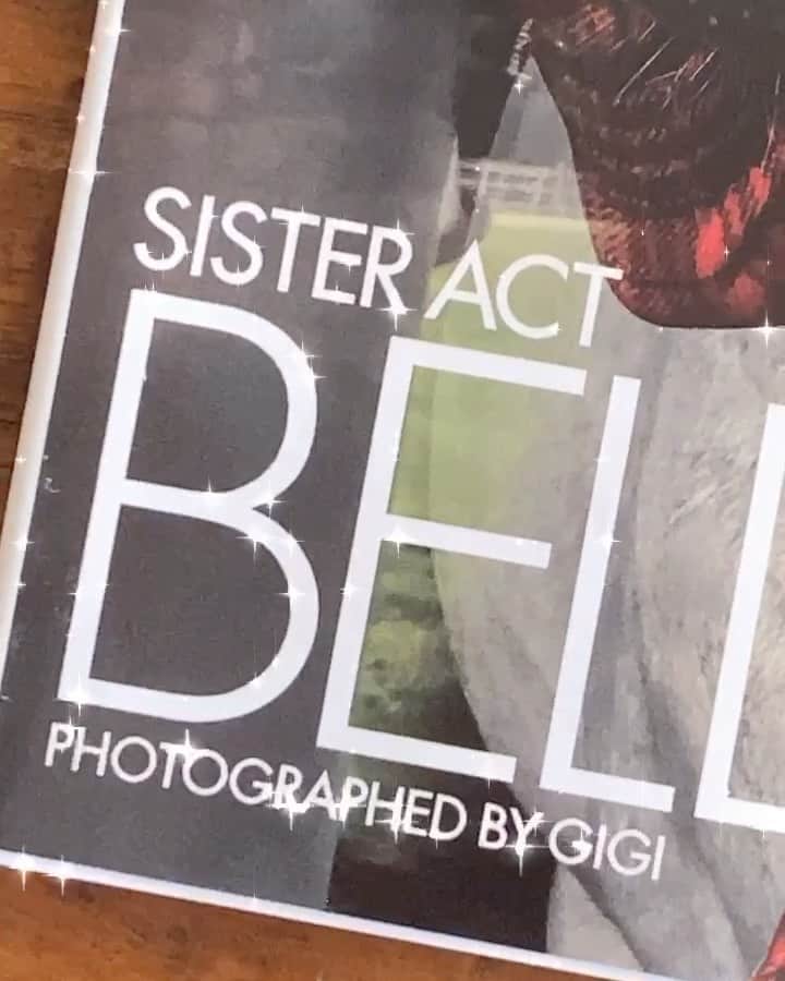 ジジ・ハディッドのインスタグラム：「Wooww got myself a copy ‼️ ‘Stay Home’ Phase of Quarantine, my photog cap went on to shoot my angel sister @bellahadid and my big baby Cool for the September cover of @elleusa !!!!!! Remotely styled by @alexwhiteedits 📦 thank you so much @ninagarcia and Stephen Gan for giving us this memory (and something to do at that time besides cook and play Nintendo) 🏡  Can’t beliieevvveeee ! 📷」