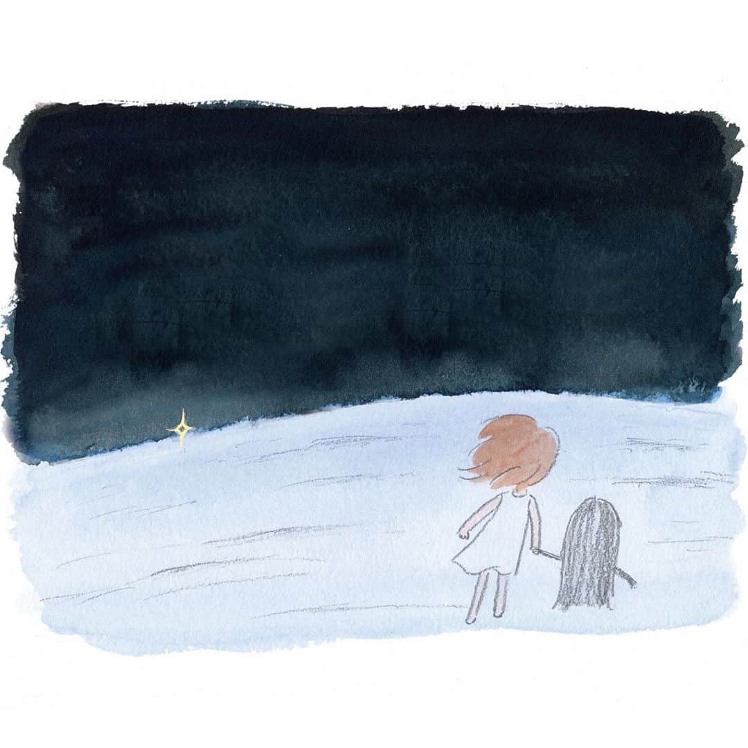 朝倉世界一のインスタグラム：「辻村深月さんの毎日小学生新聞連載中のコラムの挿絵」