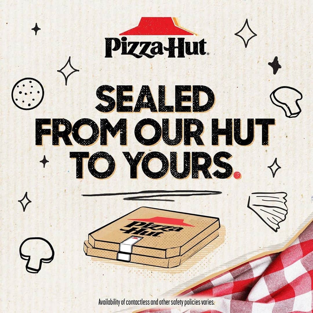 Pizza Hutさんのインスタグラム写真 - (Pizza HutInstagram)「Take one thing off your plate this weekend using one of our contactless ordering options. 💯」9月13日 4時00分 - pizzahut