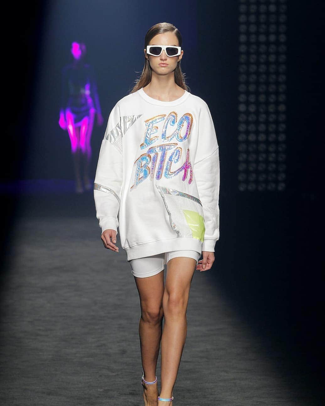 のインスタグラム：「New collection #WakeUpWorld SS21  Color, light and beauty for a new era #mbfwm」
