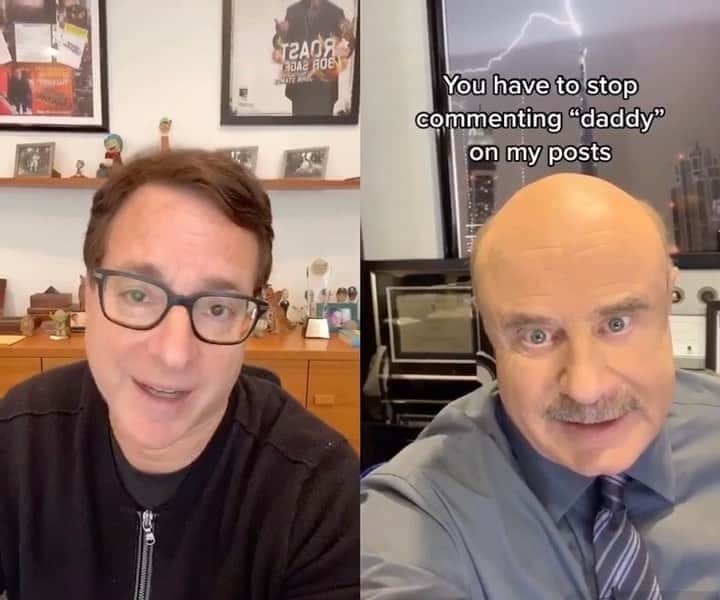 ボブ・サゲットのインスタグラム：「“You have to stop calling me Daddy, I ain’t your Daddy.” ~ @drphil has spoken.」