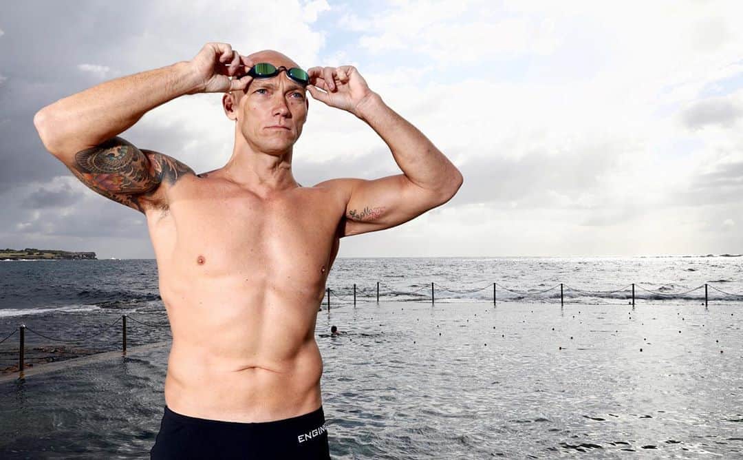 のインスタグラム：「Spring swimming... easy like Sunday morning! #oceanpool #swimming #skinfitness @klimbymichaelklim @engine_swim」