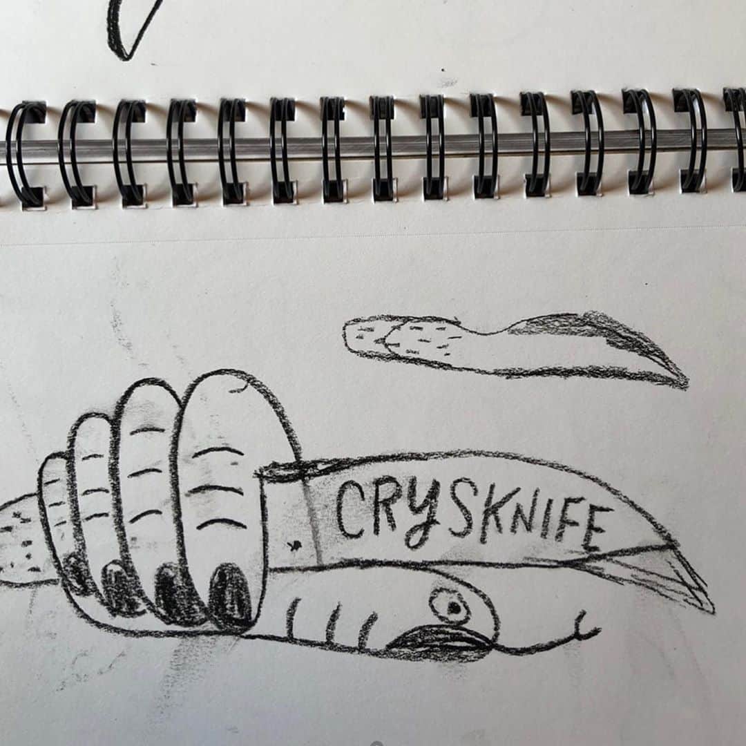 Jason G. Sturgillさんのインスタグラム写真 - (Jason G. SturgillInstagram)「What do you think of the new @dunemovie trailer? I found this early sketch of the hand snake I made for the Crysknife can design I did for @fortgeorgebeer. Final can in the second slide. AD: @josh_berger_plazm」9月13日 10時12分 - jgspdx