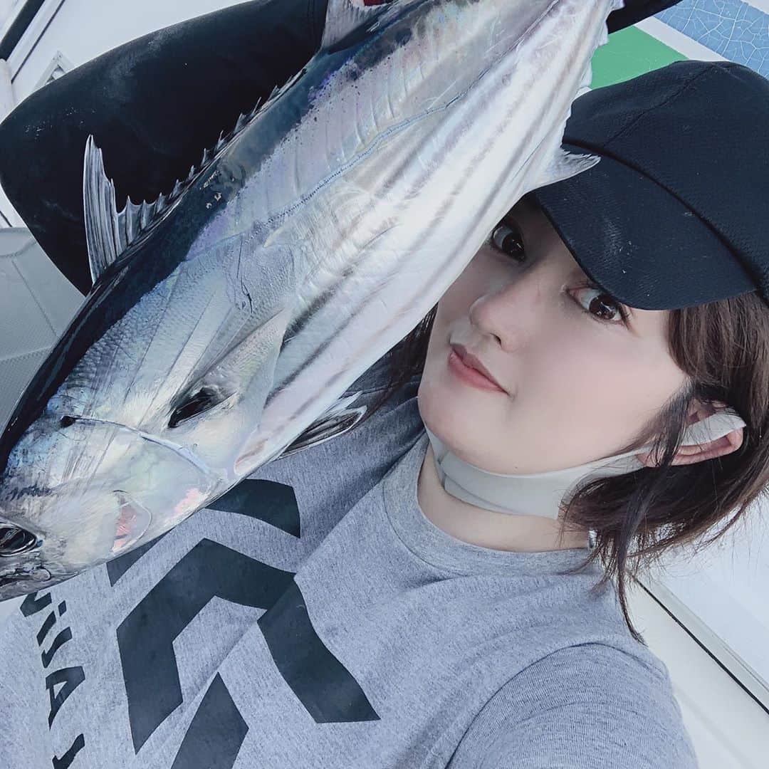 多田あさみのインスタグラム：「今年も相模湾マグロチャレンジ。 カツオしか釣れません」