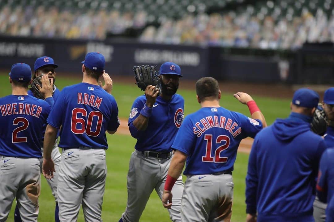 シカゴ・カブスさんのインスタグラム写真 - (シカゴ・カブスInstagram)「#Cubs get the [W] in Milwaukee」9月13日 11時10分 - cubs