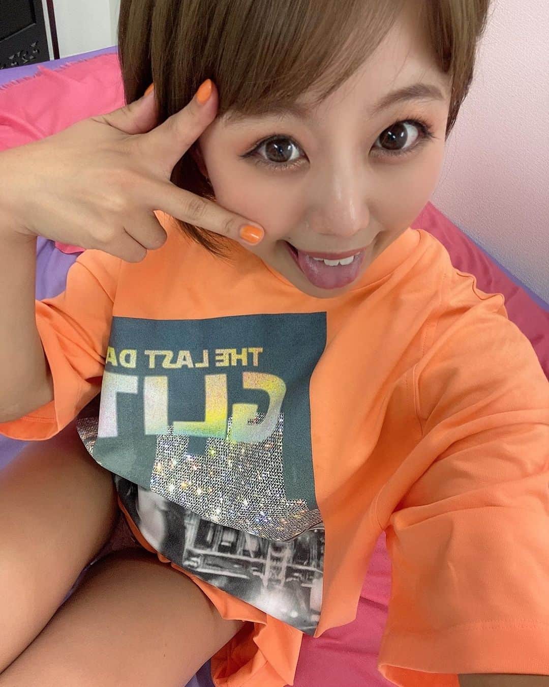 亜矢みつき（神谷充希）さんのインスタグラム写真 - (亜矢みつき（神谷充希）Instagram)「撮影会あれがとぅーーーー🧡 みんなの愛があたしのぱわーーー💪 #ヤミツキ団 #area66 #撮影会 #ありがとう #thankyou #love #愛しかない #大好き #kiss #chu」9月13日 20時41分 - ma.yamitsuki