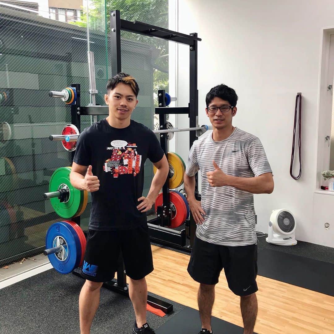 不可思のインスタグラム：「試合前ラストフィジカル。  3月の試合が終わってからの期間 、@asidepromotions さんとトレーナーの佐々木くん @s.shunsuke1009 のおかげで本当に充実した時間が過ごせて、ベストな仕上がりになりました。  俺が何をやってきたのかよく知ってて信頼している佐々木くんは、セコンドとして大阪にも来てくれます。  サポートお願いします！」