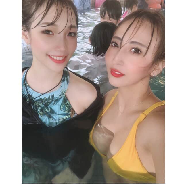 古都かなさんのインスタグラム写真 - (古都かなInstagram)「初のサマーランド🌞雨降ってたけど☔️全然関係なかった✨ めっちゃ楽しかったぁ💕また行きたい🥰🥰#サマーランド #new👙 #夏の思い出 #旅行行きたい✈️」9月13日 13時52分 - kanachanyaai