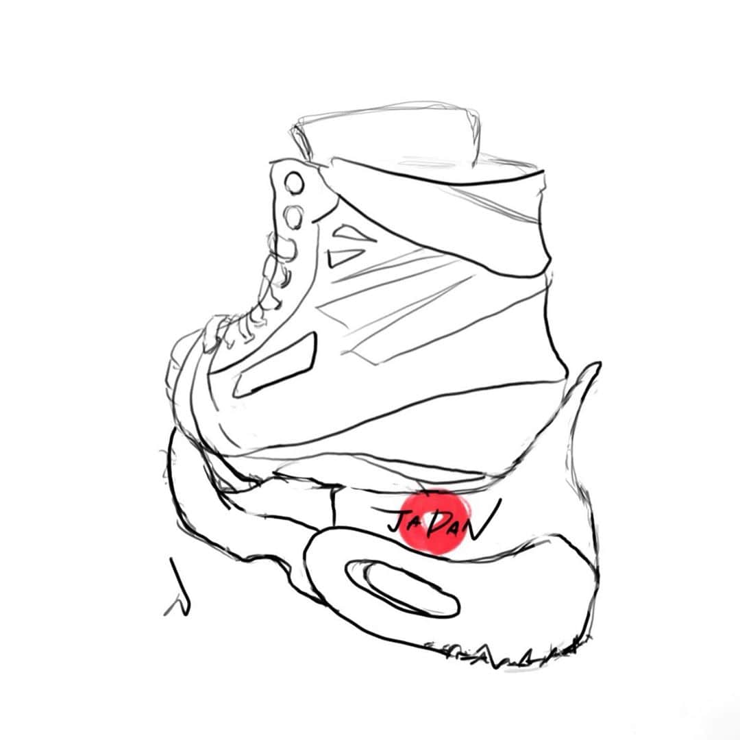 藤本那菜さんのインスタグラム写真 - (藤本那菜Instagram)「Sketch⛸ New sole* "air max for skates" @nikesportswear when have a long way to go before on the ice.  最早、靴。というスケートカバーがあったらいいなと思う今日この頃。機能性(歩き易さは重要)とデザインが兼ね備わっていれば尚良🌸  Japanカラーを意識したつもりが、途中から何故かミッキーカラーにしか見えなくなりました。笑  ⛸スケートブレード/エッジについての紹介はこちら(動画有)▶︎ @densohokkaido.athlete   #skateguards #airmax #hockey」9月13日 15時42分 - nanafujimoto33