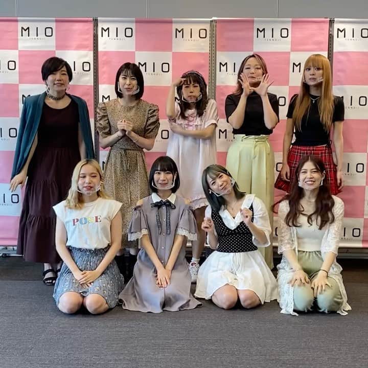 天王寺ミオさんのインスタグラム写真 - (天王寺ミオInstagram)「ミオでトークショー&オンラインライブを実施したつぼみ大革命から新曲の ...