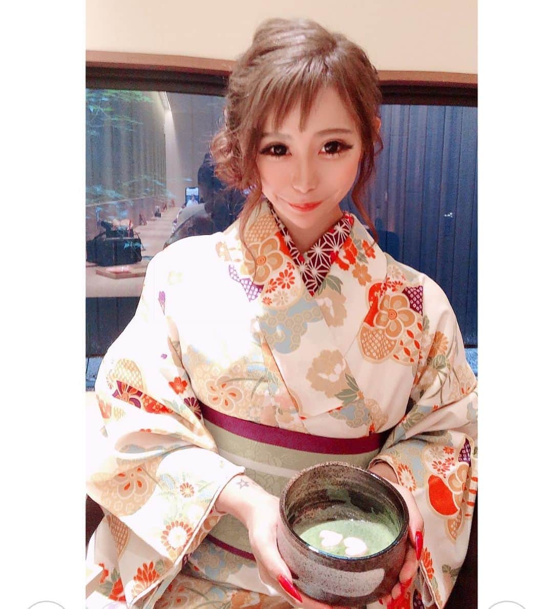 朝比奈りえさんのインスタグラム写真 - (朝比奈りえInstagram)「お抹茶の中に ❤が！！？  きゅんです💗  #犬山」9月13日 17時04分 - lie8862