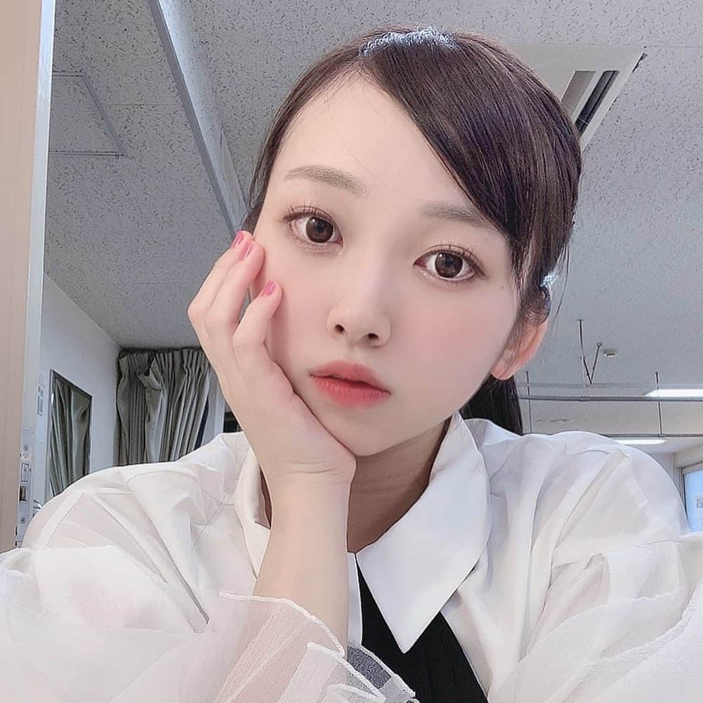 山内祐奈さんのインスタグラム写真 - (山内祐奈Instagram)「オンライン握手会ありがとう❤︎ みんなと話せて幸せいっぱい🥺 . おでこ出してみました👶🏻」9月13日 19時41分 - yuna_hkt48