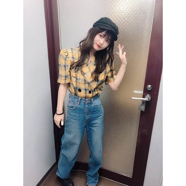 三浦菜々子さんのインスタグラム写真 - (三浦菜々子Instagram)「この前の私服☺︎ この日は秋の気分だったからメイクも秋っぽかったんだ〜🍁  ちょっとずつ涼しくなってきた(?)」9月13日 19時50分 - miura_nanako