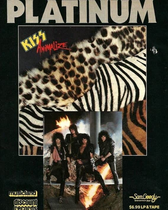 KISSさんのインスタグラム写真 - (KISSInstagram)「#KISS #Animalize magazine advertisement . Were you one of the million plus who made this album platinum? #KISSTORY」9月14日 6時15分 - kissonline