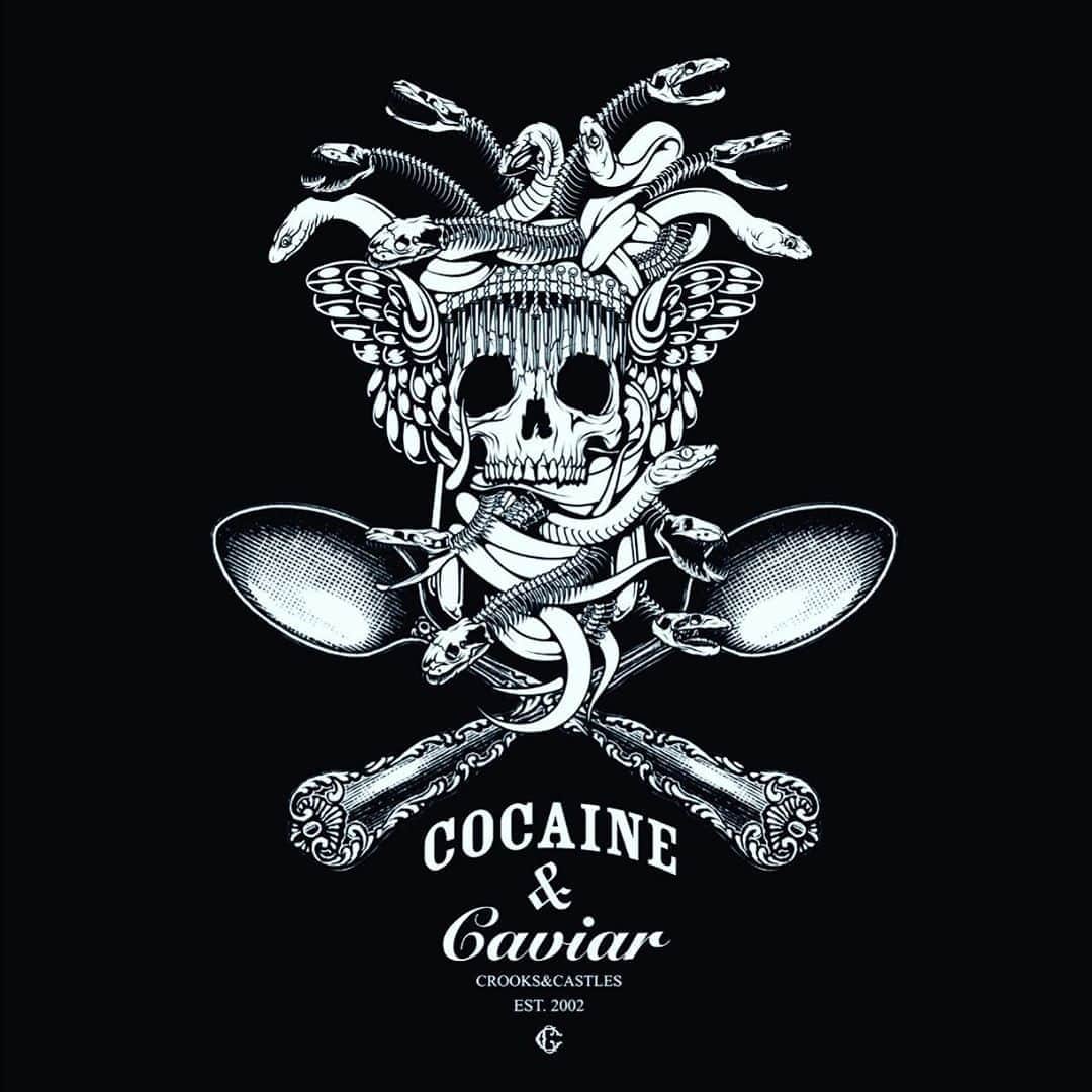Crooks & Castlesさんのインスタグラム写真 - (Crooks & CastlesInstagram)「Spoons... #cocaineandcaviar #cstc #caviar #therulingelite」9月14日 6時33分 - crooksncastles