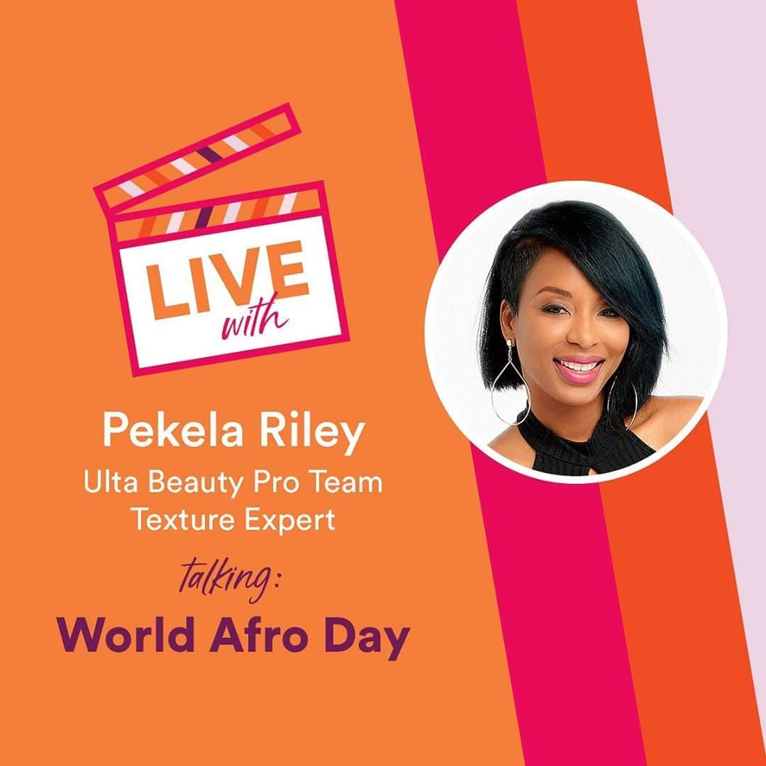 ULTA Beautyさんのインスタグラム写真 - (ULTA BeautyInstagram)「Celebrate your roots 👑 Tune in 9/15 at 3pm CT to see Pro Team member @pekelariley takeover our story in honor of #WorldAfroDay! #ultabeauty」9月14日 6時58分 - ultabeauty