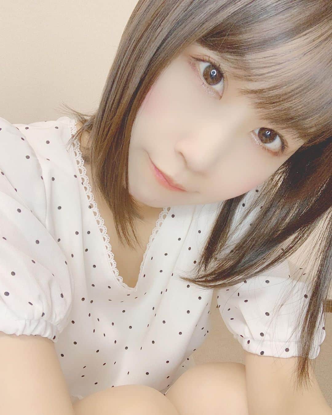 八木沙季のインスタグラム：「💓💓 . 目合ってる？😳 .」